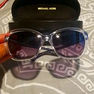 EUC Michael Kors Purple Sunglasses